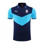 Maglia Polo Olympique Marsiglia 2022-2023 Blu Marino