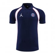 Maglia Polo Paris Saint-Germain Jordan 2022-2023 Blu Marino