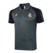 Maglia Polo Real Madrid 2023-2024 Grigio