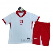 Maglia Polonia Home Bambino 2024