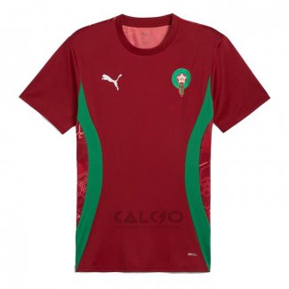 Maglia Prematch Marocco 2024 Rosso