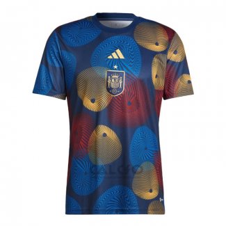 Maglia Prematch Spagna 2022 Blu