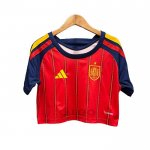 Maglia Spagna Home Donna Cropped 2026