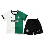 Maglia Sporting Special Bambino 2025-2026 Bianco Verde