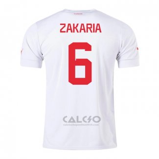 Maglia Svizzera Giocatore Zakaria Away 2022