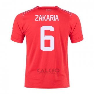 Maglia Svizzera Giocatore Zakaria Home 2022