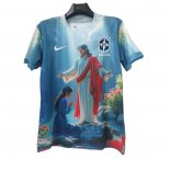 Maglia Brasile Jesus 2025-2026 Blu Thailandia