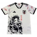 Maglia Giappone Anime Attack On Titan 2024-2025 Bianco Thailandia