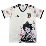 Maglia Giappone Anime Luffy 2024-2025 Bianco Thailandia