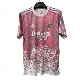 Maglia Real Madrid Dragon 2025-2026 Rosa Thailandia