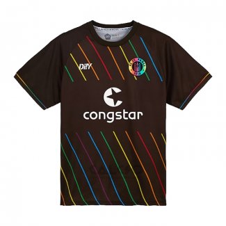 Maglia St. Pauli Special 2023-2024 Marronee Thailandia