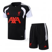 Tuta da Track Liverpool Manica Corta 2026-2027 Nero - Pantaloncini