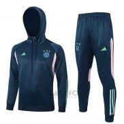 Tuta da Track di Felpa Ajax 2023-2024 Blu