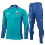Tuta da Track di Felpa Ajax 2024-2025 Verde