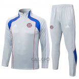 Tuta da Track di Felpa Bayern Monaco 2025-2026 Grigio