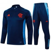 Tuta da Track di Felpa Flamengo 2024-2025 Blu