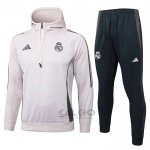 Tuta da Track di Felpa Real Madrid 2024-2025 Rosa