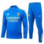Tuta da Track di Felpa Real Madrid Bambino 2025-2026 Blu