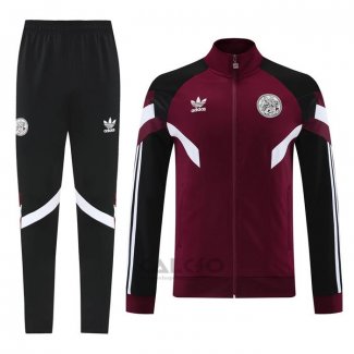 Tuta da Track di Giacca Ajax 2024-2025 Rosso