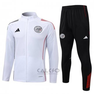Tuta da Track di Giacca Ajax 2025-2026 Bianco