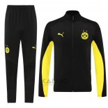 Tuta da Track di Giacca Borussia Dortmund 2024-2025 Nero