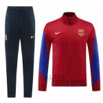 Tuta da Track di Giacca FC Barcellona 2024-2025 Rosso
