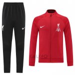 Tuta da Track di Giacca Liverpool 2024-2025 Rosso