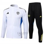 Tuta da Track di Giacca Manchester United 2025-2026 Bianco