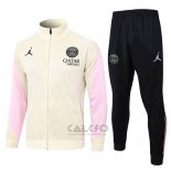 Tuta da Track di Giacca Paris Saint-Germain Jordan Bambino 2024-2025 Giallo