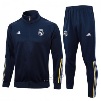 Tuta da Track di Giacca Real Madrid 2023-2024 Blu