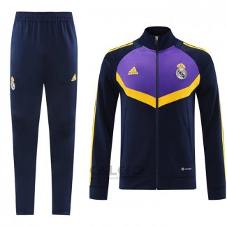 Tuta da Track di Giacca Real Madrid 2024-2025 Blu