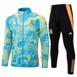 Tuta da Track di Giacca Real Madrid Dragon 2024-2025 Blu