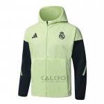 Chaqueta con Capucha del Real Madrid 2025-2026 Verde