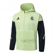 Chaqueta con Capucha del Real Madrid 2025-2026 Verde