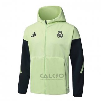 Chaqueta con Capucha del Real Madrid 2025-2026 Verde