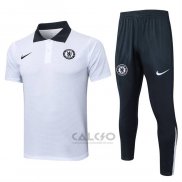 Conjunto Polo Chelsea 2025-2026 Bianco