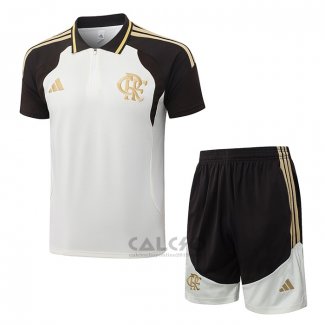 Conjunto Polo Flamengo 2026-2027 Crema