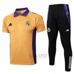 Conjunto Polo Real Madrid 2024-2025 Giallo