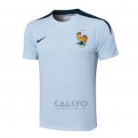 Maglia Allenamento Francia 2024-2025 Blu Claro