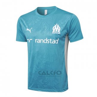 Maglia Allenamento Olympique Marsiglia 2024-2025 Blu