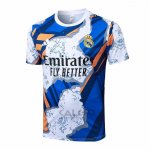 Maglia Allenamento Real Madrid 2025-2026 Bianco Blu