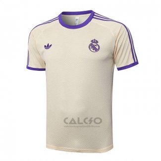 Maglia Allenamento Real Madrid 2025-2026 Giallo