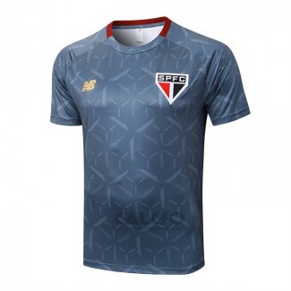 Maglia Allenamento Sao Paulo 2025-2026 Blu Grigio