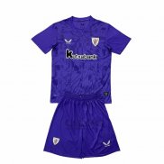 Maglia Athletic Bilbao Porter Bambino 2025-2026 Purpura