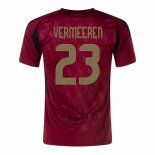 Maglia Belgio Giocatore Vermeeren Home 2024