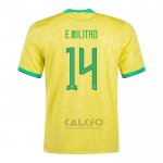 Maglia Brasile Giocatore E.militao Home 2022