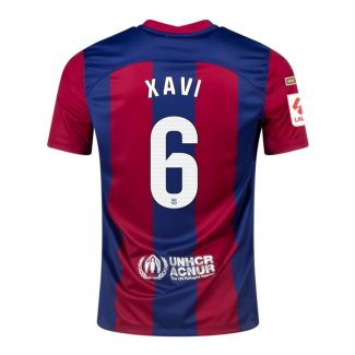 Maglia FC Barcellona Giocatore Xavi Home 2023-2024