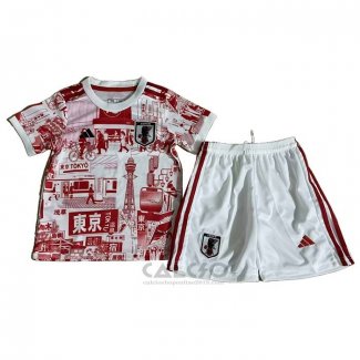 Maglia Giappone Anime Bambino 2024-2025 Rosa