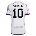 Maglia Giappone Giocatore Minamino Away 2022