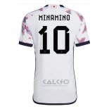 Maglia Giappone Giocatore Minamino Away 2022